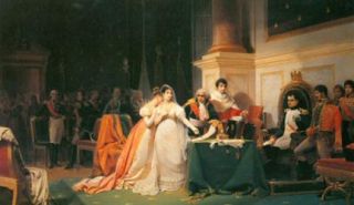 Divorce of Empress Josephine by H Schopin Open Edition Print Napoleon  