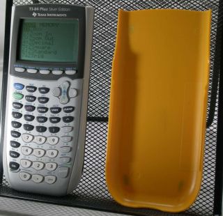 TEXAS INSTRUMENTS TI 84 PLUS SILVER EDITION GRAPHING CALCULATOR   
