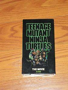 Teenage Mutant Ninja Turtles The Movie VHS Video Judith Hoag  