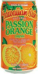Hawaiian Sun Passion Orange Juice Drink 18 Cans  