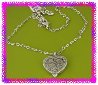 Brighton Silver Pink Joy Heart Necklace NWotag  