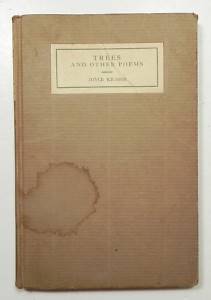 Joyce Kilmer Trees and Other Poems 1914 1STE2P Poetry  