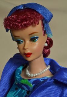 OOAK 5 Ponytail Vintage 1961 Barbie Doll by Juliaoriginals Titian  