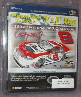 Dale Earnhardt Jr Flag 3x5 2 Sided 2004 Daytona Champ