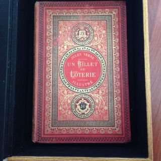 Jules Verne Un Billet de Loterie Ticket No 9672 1st Ed Hetzel 1886