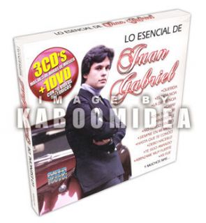 Juan Gabriel Lo Esencial 3 CD DVD New Exitos Querida