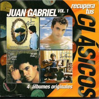 Recupera Tus Clasicos Juan Gabriel Vol I CD NEW 4 Disc Boxed Set 44