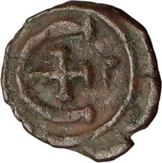 Justinian I 527AD RARE Authentic Genuine Ancient Byzantine Coin Cross