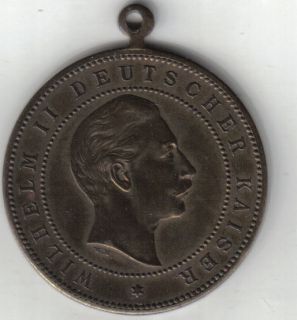 Germany Kaiser Wilhelm Large Festhalie Medallion