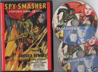 SPY SMASHER 1942 Republic Serial on 2 DVD William Witney Kane Richmond