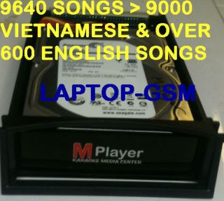 2TB Hard Drive Vietnamese English Karaoke for Mplayer M Player 1 5K