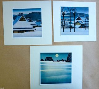 Clifton KARHU  Koshibata Snow Kyoto  3 Prints