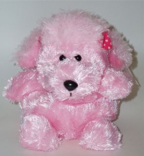 New Russ Pink Poodle Dog Soft Plush Toy Small Katrin