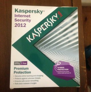 Kaspersky Internet Security 2012 3 PC 1 Year