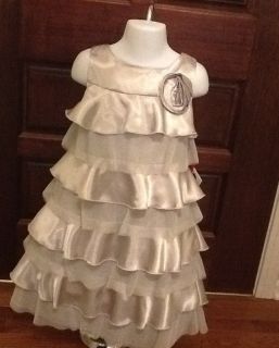 Girls Boutique Party Dress Sz 6X Kate Mack by Biscotti New