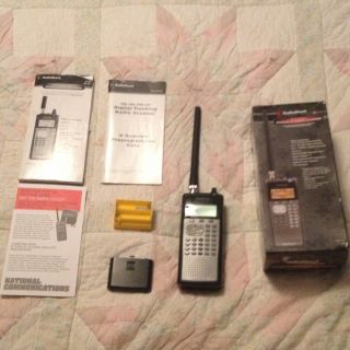 RADIO SHACK PRO 106 DIGITAL POLICE SCANNER WITH SERVICE MANUAL AND BOX