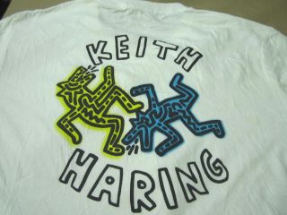 Keith K Haring Pop Art Artist Graffiti UNIQLO Japan T Shirt RARE