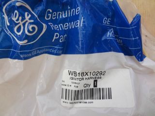 GE Gas Cooktop Ignitor Harness WB18X10292