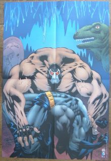 Batman Broken Kelly Jones Bane Incentive Folded Poster 497 DC New 52