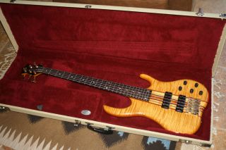 Vintage 1996 Ken Smith BMT 5 String Bass Tiger Maple Rare Top Of The