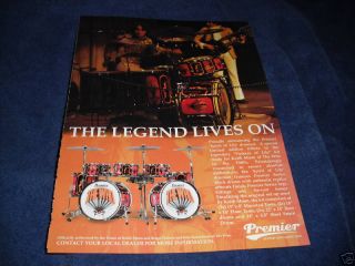 Premier Drums Keith Moon Spirit of Lily Kit 2006 Ad