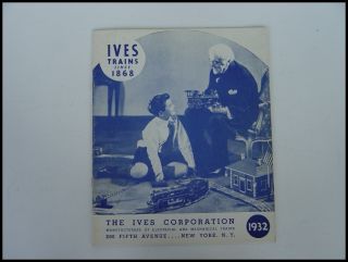 1932 Ives Train Railroad Catalog Reproduction Toy Transformer