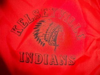 Vintage Champion Jacket Nylon Kelseyville Indians Wind Breaker Medium