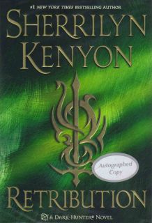 SHERRILYN KENYON SIGNED HC BOOK RETRIBUTION NEW 2011 1st 1st Dark