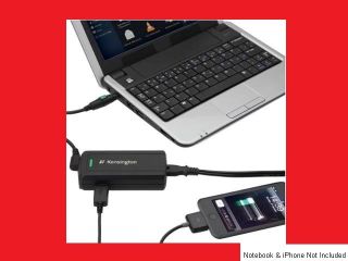 Kensington Netbook Power Adapter Acer Asus MSI USB NEW Travel Wall
