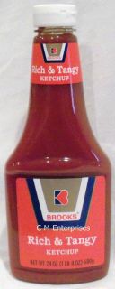 Brooks Rich Tangy Tomato Ketchup 24 Oz