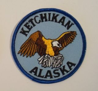 Ketchikan Alaska Bald Eagle Travel Souvenir Patch