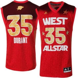 Adidas Kevin Durant 2012 West All Star Replica Jersey Red XL