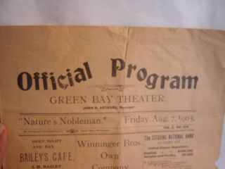 Kewaunee Green Bay Western RR Railway Schedules 1903