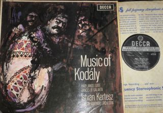 Kertesz Kodaly Szonyi ED1 WBG Decca Stereo LP SXL 6136