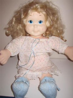 1986 80s Playskool Hasbro My Buddy Kid Sister Blonde Doll 21