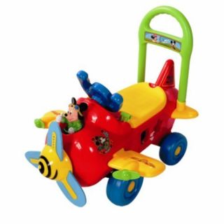 Clubhouse Mickey Plane Ride on Toy by Kiddieland Airplane Car