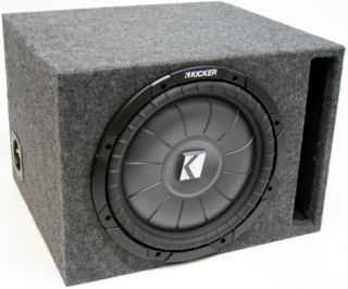 Kicker Loaded Vented Sub Box with 10 CVT10 400W Shallow Mount