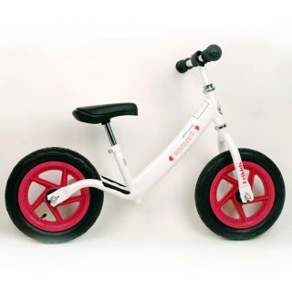 Kids Steel Balance Bike Training Bicycle White and Blue Available