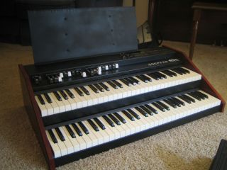 Dual Keyboard MIDI Organ Controller with Drawbars