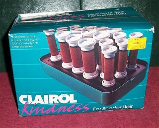 Clairol Kindness Green Bottom Hot Electric Hair Rollers/Curlers #FT 19