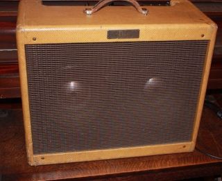 1955 Fender 5D4 Super Amplifier Tweed Rare Fullerton CA Guitar