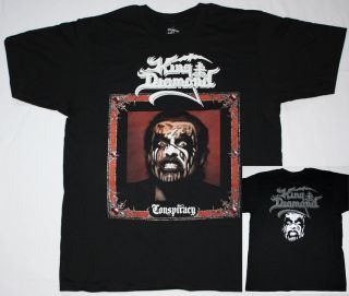 King Diamond Conspiracy Mercyful Fate Death Thrash New Black T Shirt