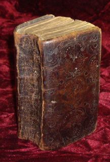 1658 EDITION KING JAMES Pocket BIBLE with Whole Book of Psalms Leather