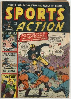 1951 Nile Kinnick Sports Action Comic Book #5 1939 Iowa Hawkeyes