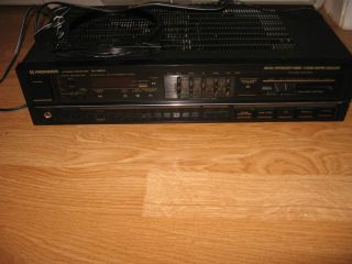 1980s Pioneer SX 1600 Stereo Receiver Compact NR