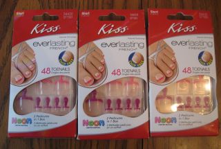 Kiss Everlasting French Toenails #54430 Short Length Limited Edition