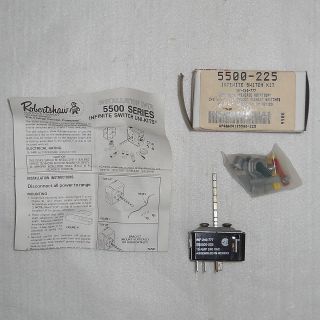 Robertshaw Oven Infinite Switch Uni Kit Universal Switch Kit 5500 225