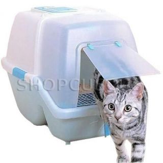 New Enclosed Cat Pet Litter Box Pan Toilet Large Scoop