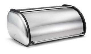 Polder Premium Steel Kitchen Bread Box Bin Storage Extra Large Size