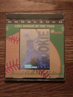 Chuck Knoblauch Holoprism Rookie of The Year Card NIP